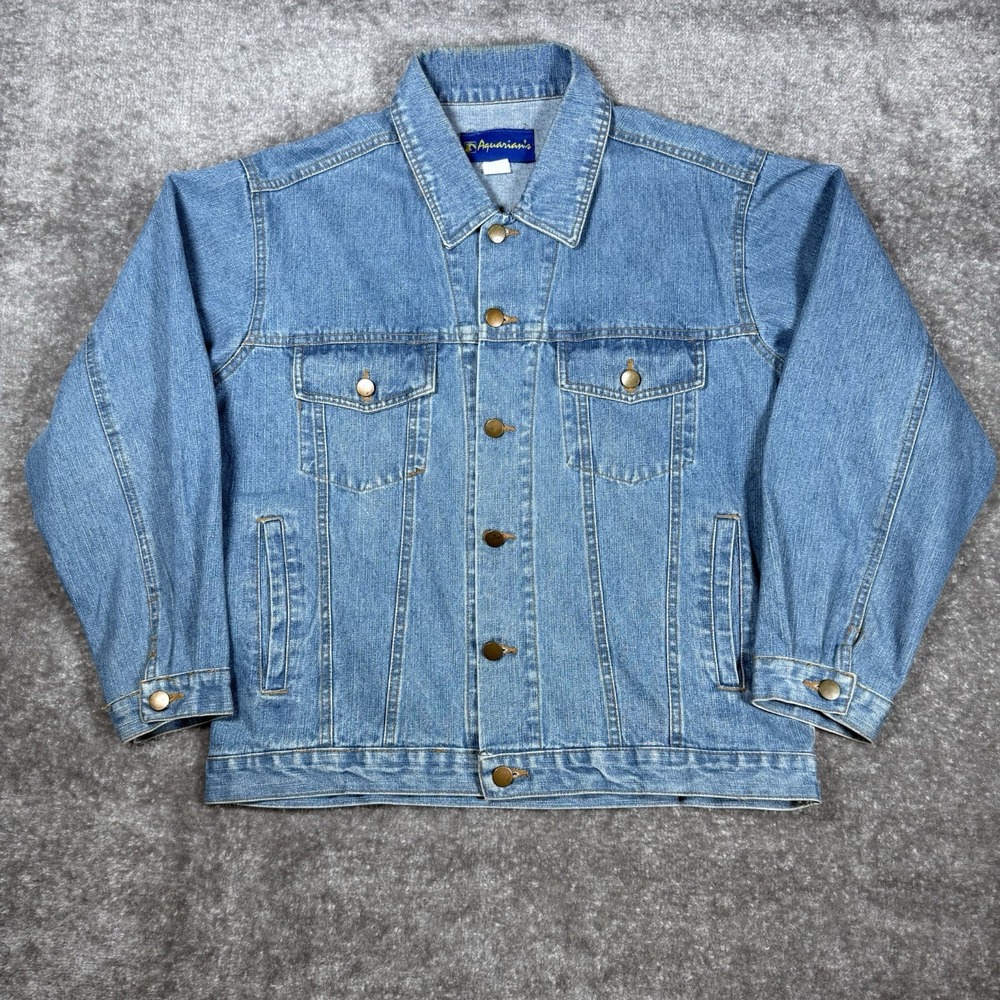 Aquarian's Jacket Men's Medium Blue Denim Trucker